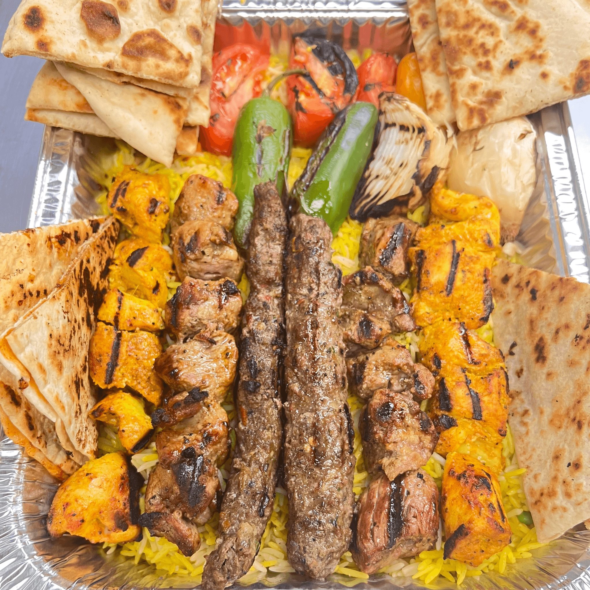 Family kebobs platter feed 3-5.
