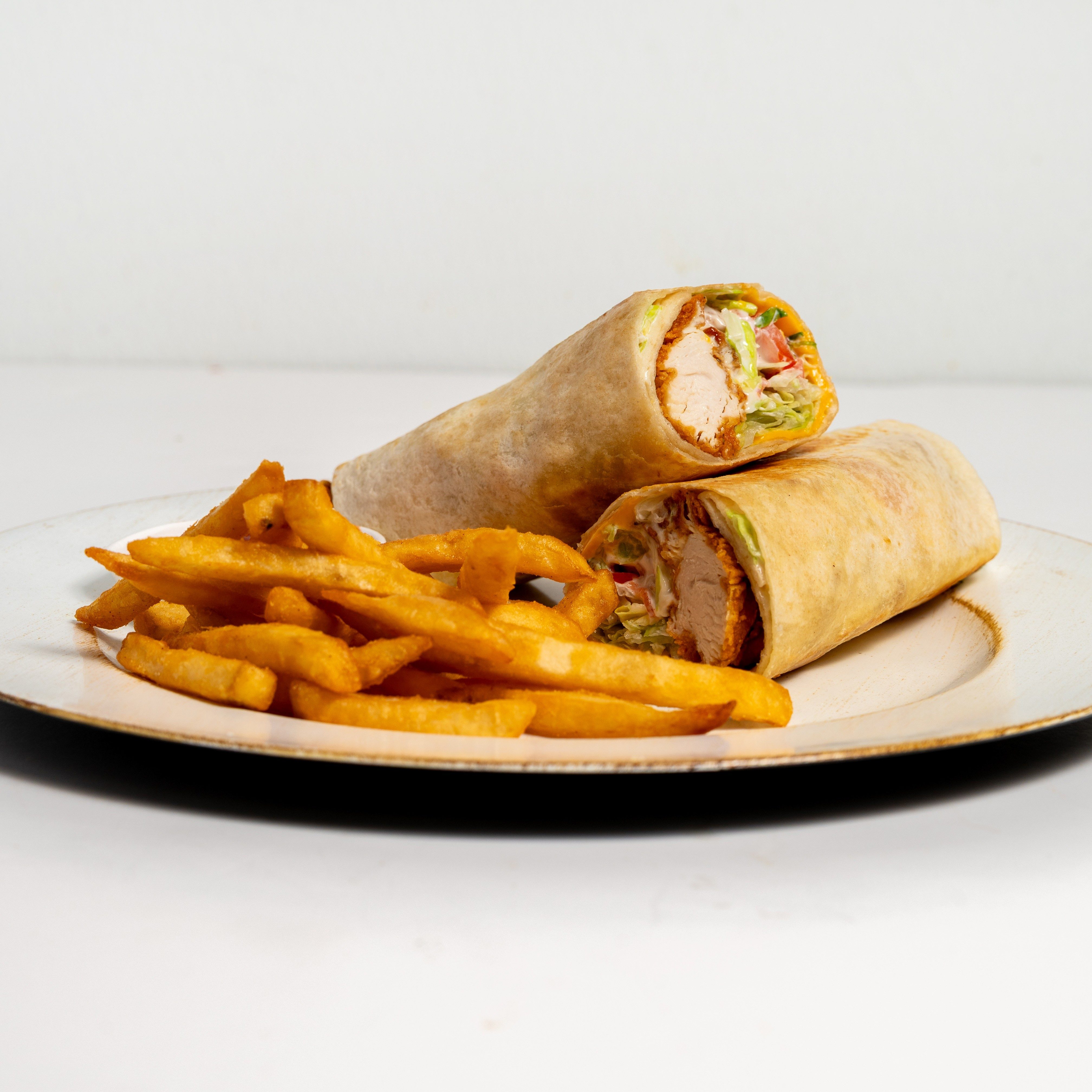 Buffalo ranch chicken wrap.