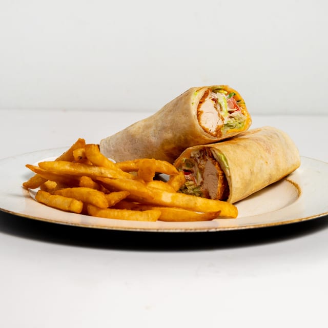 Buffalo ranch chicken wrap.