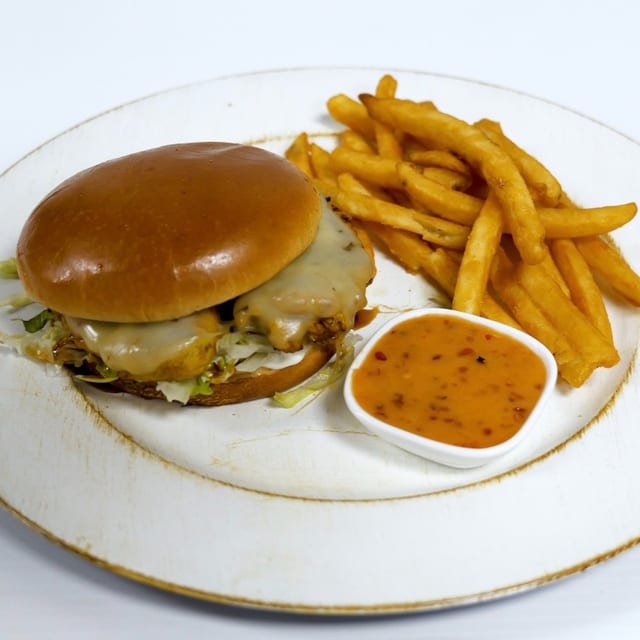 Hawaiin chicken sandwich.