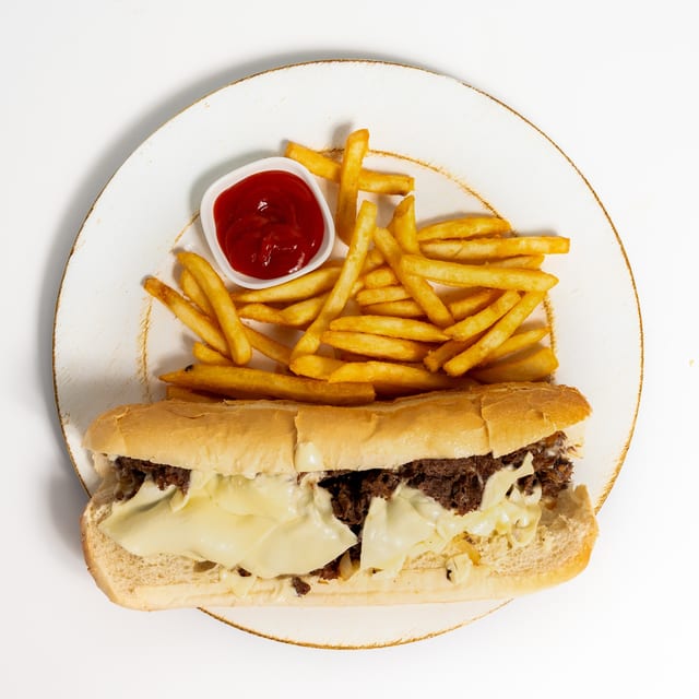 Philly steak 8" sub.