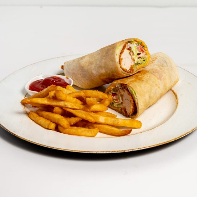 Buffalo ranch chicken wrap.