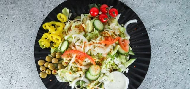Fresh garden salad.