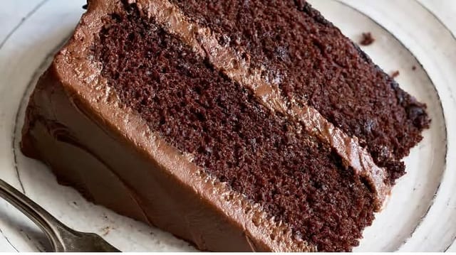 Chocolate cake.